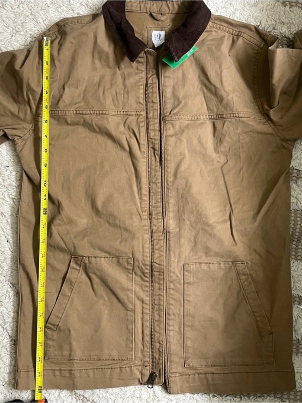 Boys XXL/Mens XS GAP Tan Carpenter Jacket